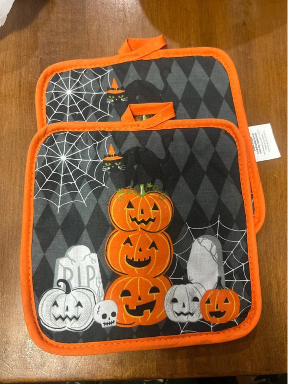 2 Halloween Hot pads